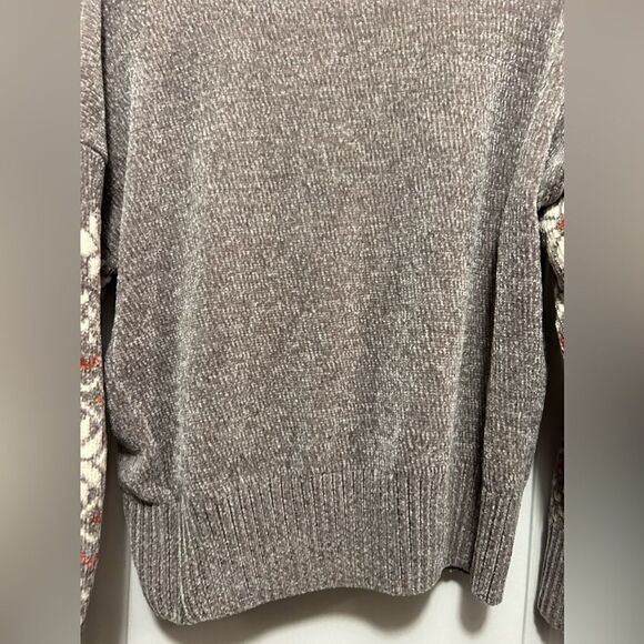Christian Siriano New York Chunky Chenille Snowflake Sweater Size Medium - Picture 8 of 12